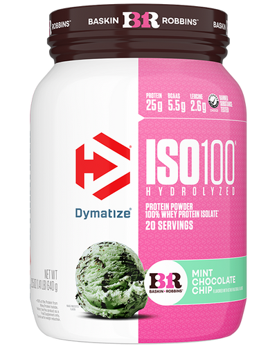 Dymatize ISO100 Hydrolyzed — Baskin-Robbins Mint Chocolate Chip