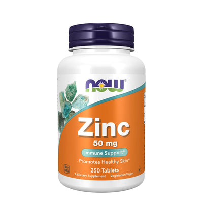 Now Foods Zinc 50mg | 250 Tablets