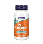 Now Foods Zinc Picolinate 50mg Immune & Health Support